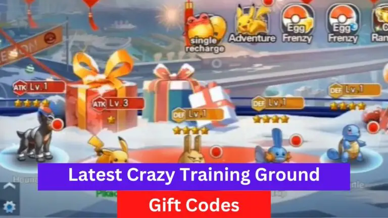 Crazy Training Ground Gift Codes