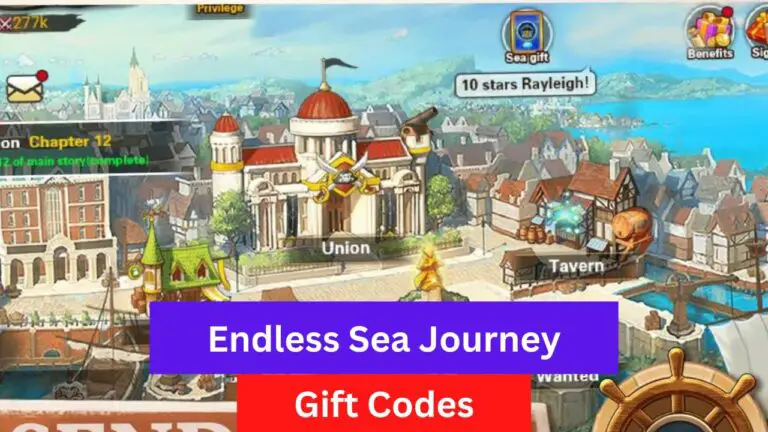 Endless Sea Journey Gift Codes
