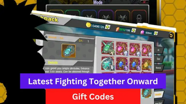 Fighting Together Onward Gift Codes