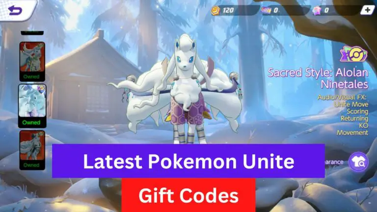 Pokemon Unite Gift Codes