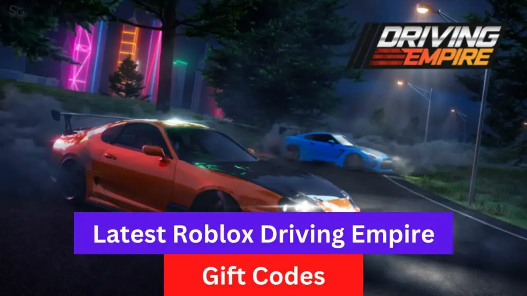 Roblox Driving Empire Codes (January 2024) TECHFORNERD
