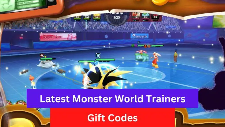 Monster World Trainers Gift Codes