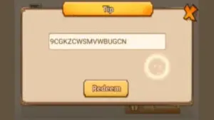 Redeem a gift code in Age of Island Treasure Hunter
