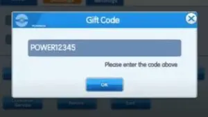 Redeem a gift code in Crazy Training Ground