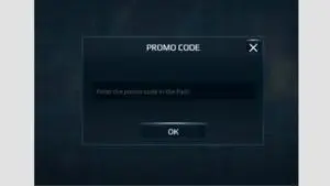 Redeem a gift code in Modern Warship