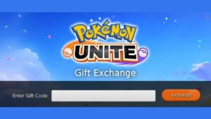 Redeem a gift code in Pokemon Unite