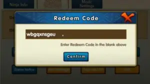 Redeem a gift code in Ultimate Wars Awaken