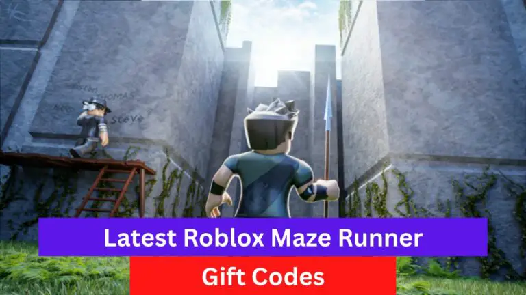 Roblox Maze Runner Codes