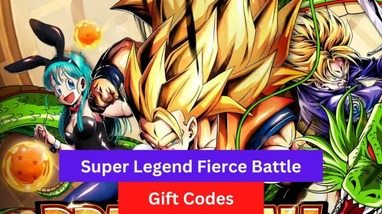 Super Legend Fierce Battle Gift Code