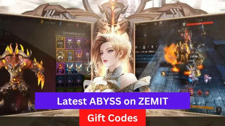 ABYSS on ZEMIT Gift Codes