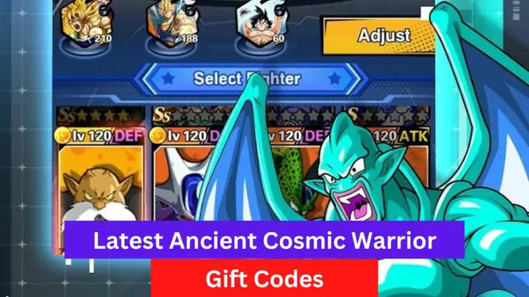Ancient Cosmic Warrior Gift Codes
