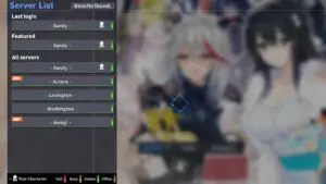 Reroll by changing the server in Azure Lane