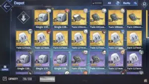 Azur lane- complete equipement guide- light crusier guns