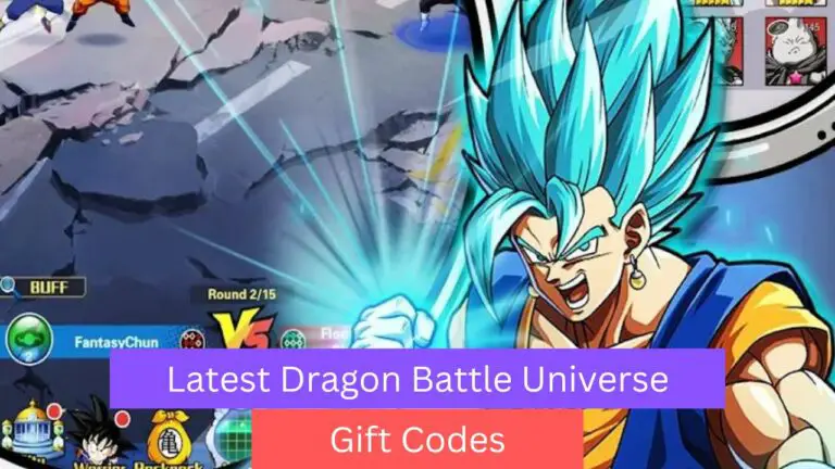Dragon Battle Universe Gift Codes
