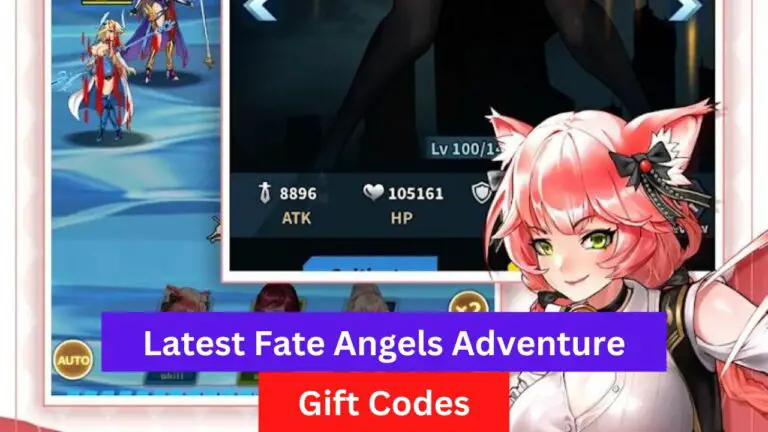 Fate Angels Adventure Gift Codes