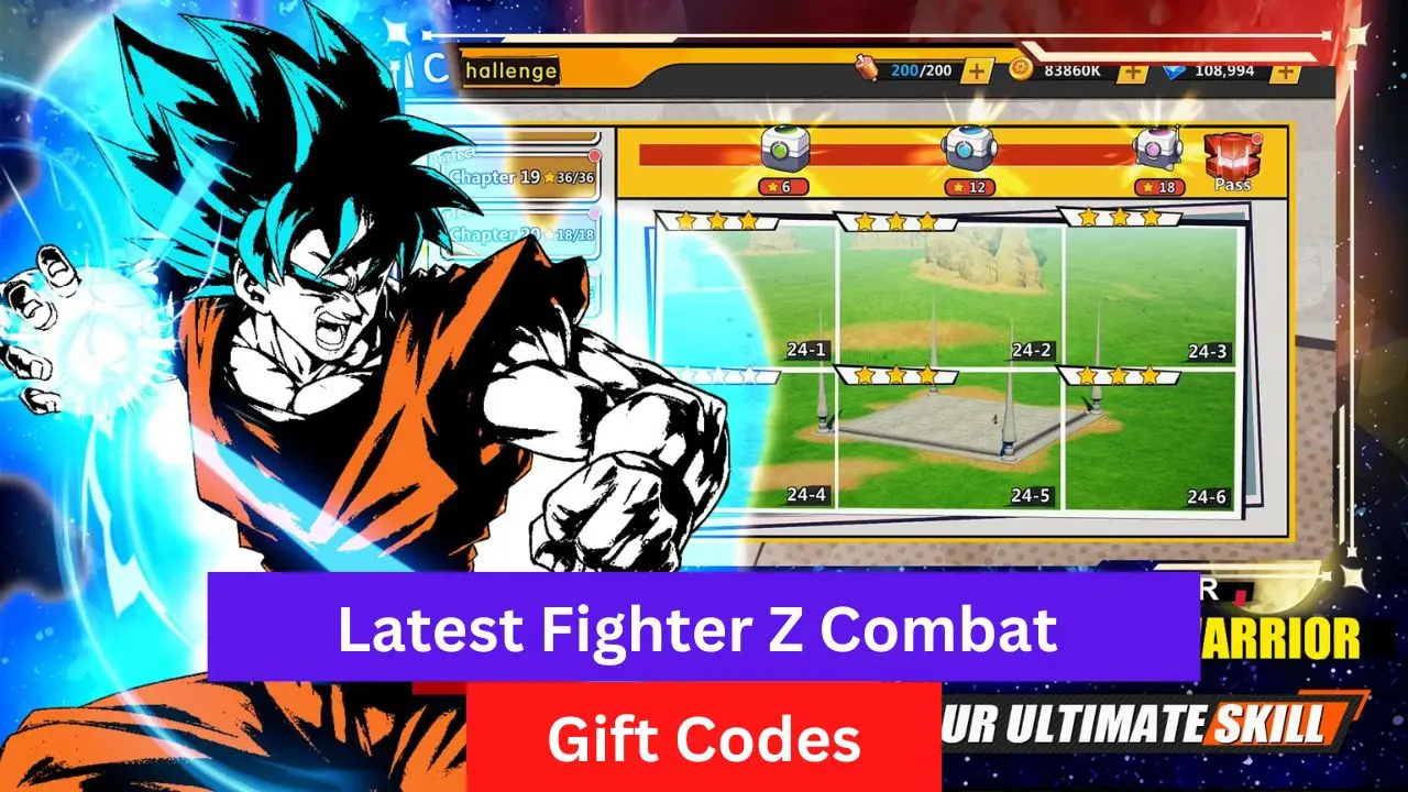 Fighter Z Combat Gift Codes (August 2026)