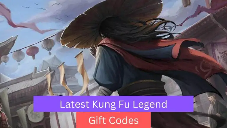 Kung Fu Legend Redeem Codes