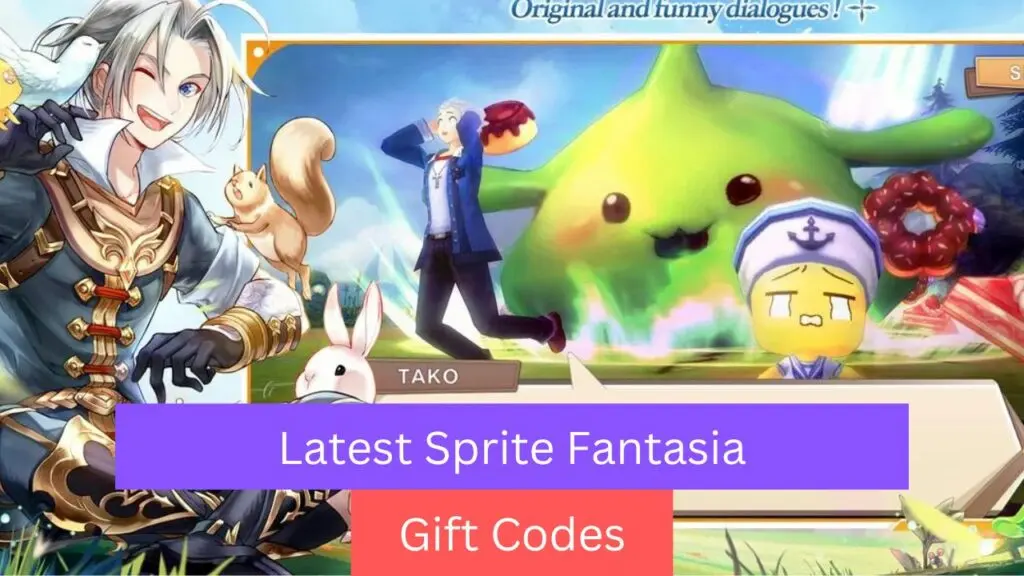 Latest Sprite Fantasia Gift Codes