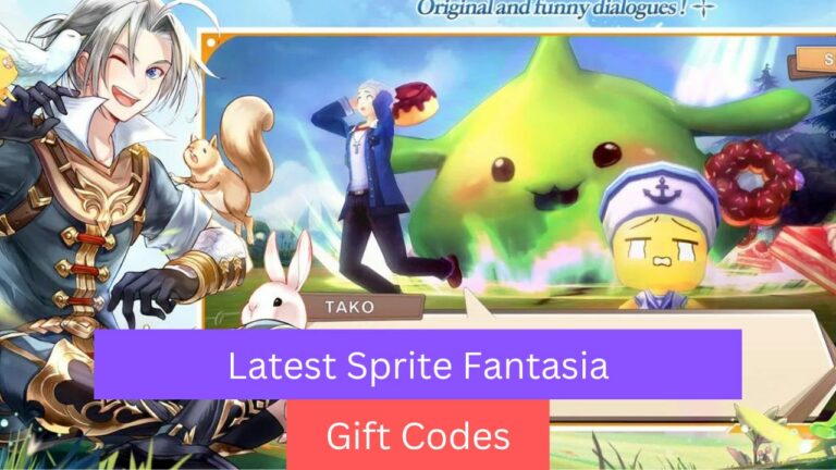 Latest Sprite Fantasia Gift Codes