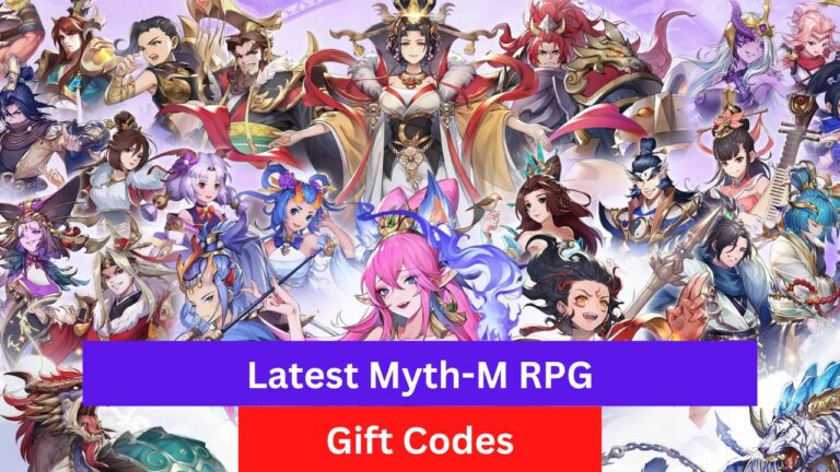 Myth-M RPG Gift Codes
