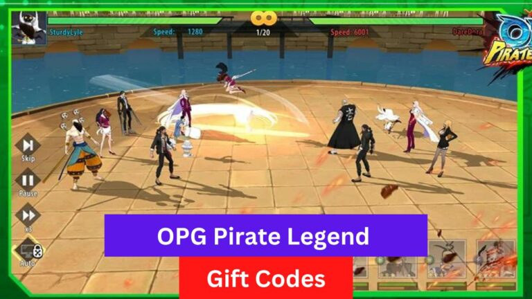 OPG Pirate Legend Gift Codes