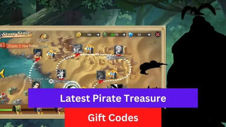 Pirate Treasure Gift Codes