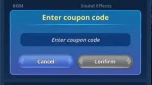 Redeem a gift code in Champion Strike Crypto Arena