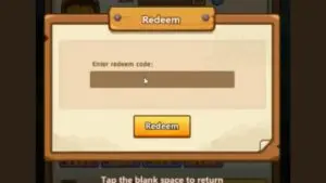 Redeem a gift code in Fantasy Heroes