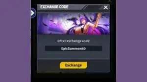 Redeem a gift code in Fate Angels Adventure
