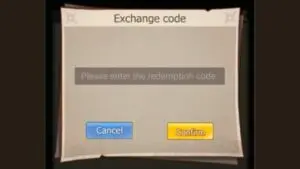 Redeem a gift code in Konoha House Nine Shadows