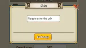 Redeem a gift code in Ninja Rally The Will of Fire
