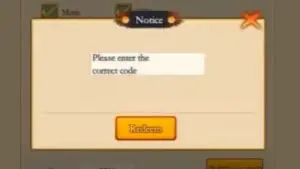 Redeem a gift code in Path to Supremacy