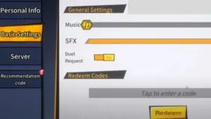 Redeem a gift code in Super Soldier Z