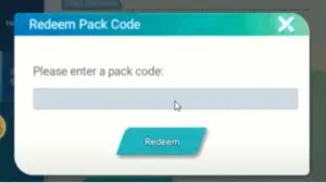 Redeem a gift code in Trainer Tactics Team Unite