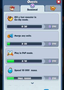 Rush Royale beginner's guide- quests