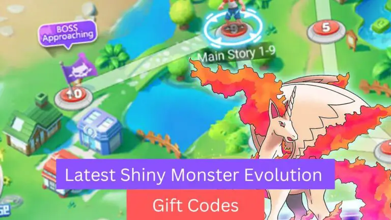 Shiny Monster Evolution Gift Codes