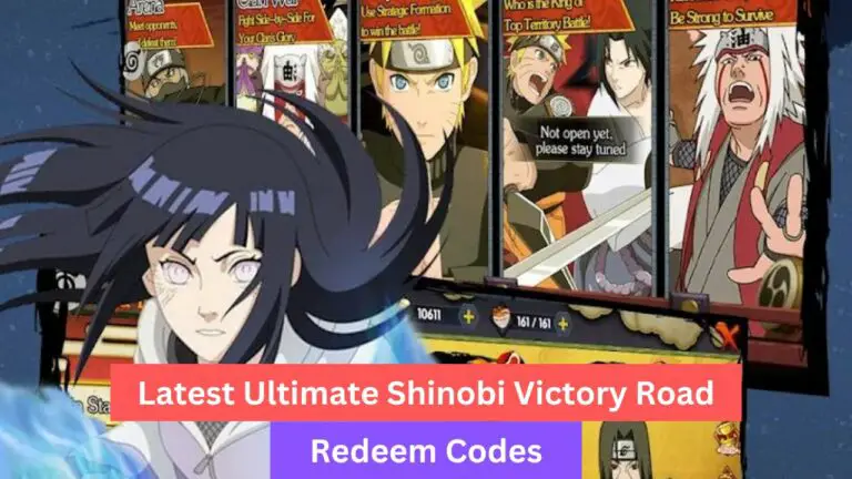 Ultimate Shinobi Victory Road Redeem Codes