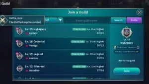 argent twilight Join a Guild