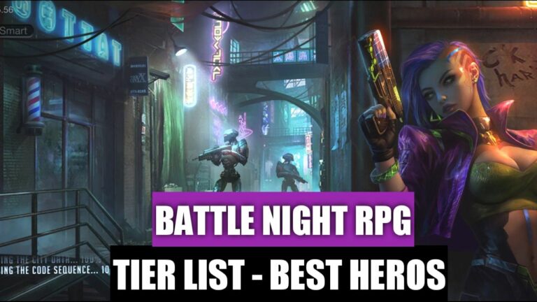Battle Night Cyber Punk RPG Tier List