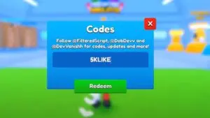 Redeem a code in Firework Simulator
