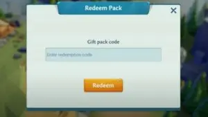 Redeem a gift code in Age of Evolution