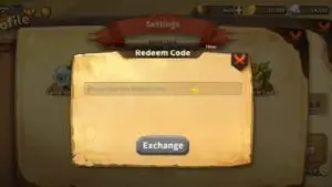Redeem a gift code in Ant War