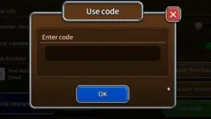 Redeem a gift code in Calibur League
