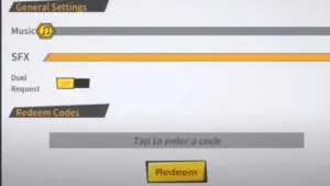 Redeem a gift code in Epic Saiyan Z