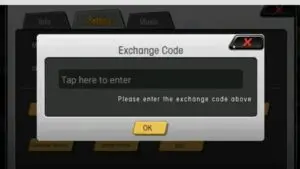 Redeem a gift code in Fury Fighter