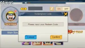 Redeem a gift code in Hell Ninja