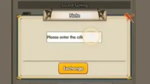 Redeem a gift code in Ninja Battle Heroes Assembly