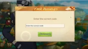 Redeem a gift code in Ninja Storm Coalition