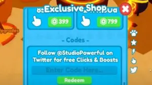 Redeem a gift code in Rebirth Champions X