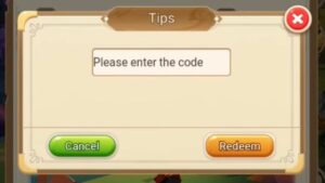 Redeem a gift code in Tales of Fairy Empire